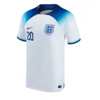 Koszulka piłkarska Anglia Phil Foden #20 Strój Domowy MŚ 2022 tanio Krótki Rękaw
